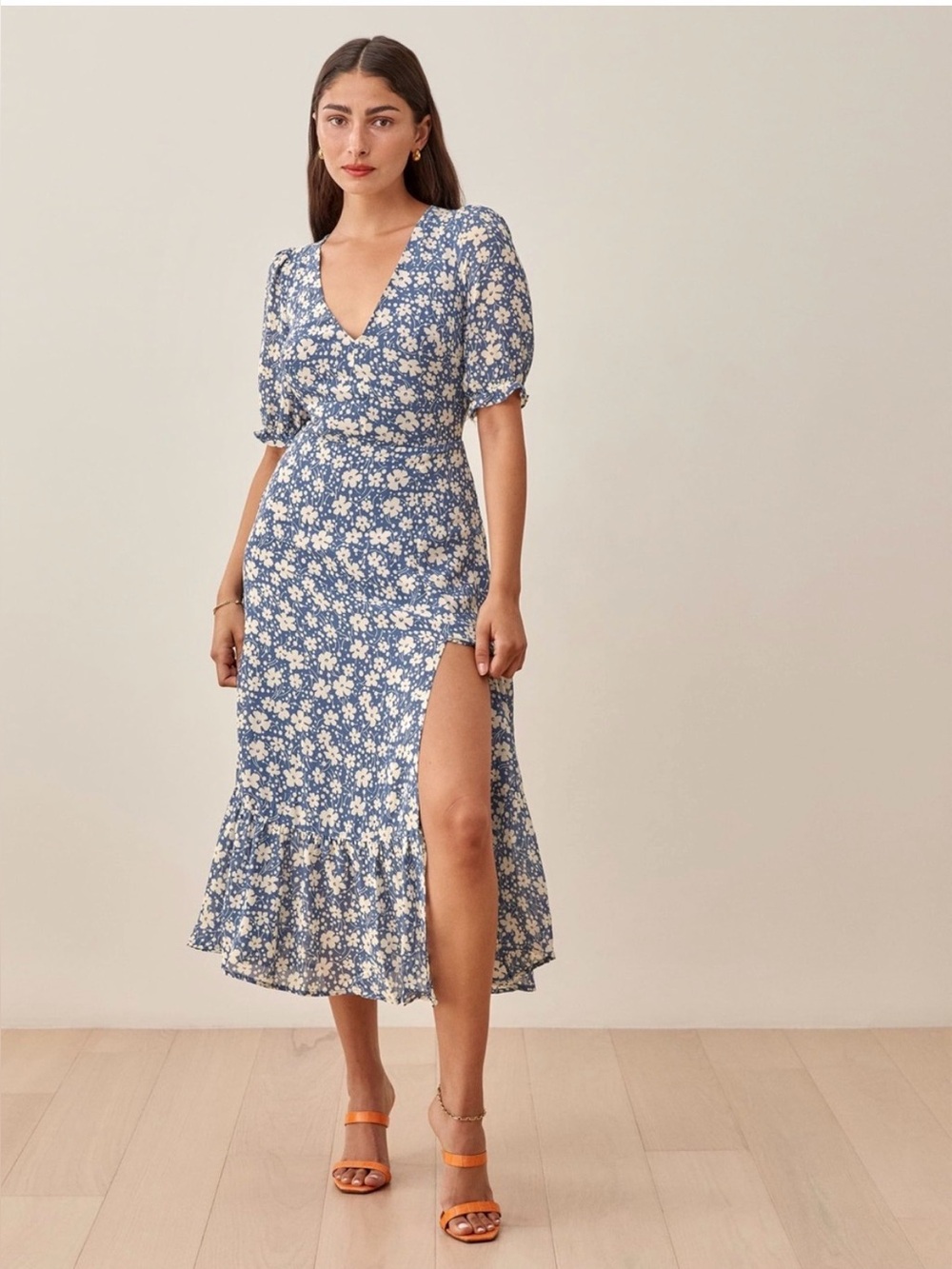 Reformation Nantes Dress in Mari Sz 12